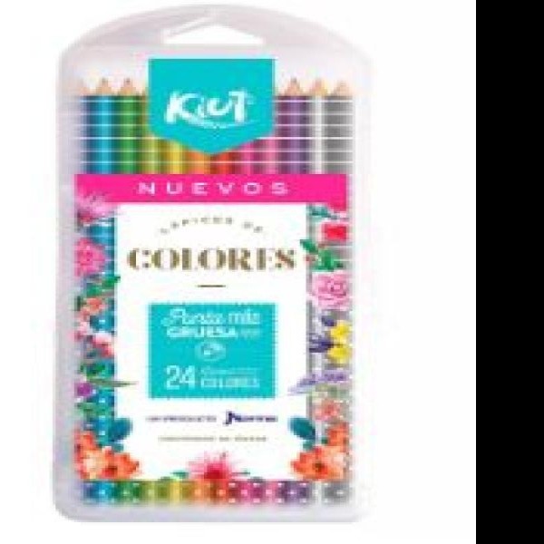 COLORES KIUT 552008ESTUCHE C24 PZAS